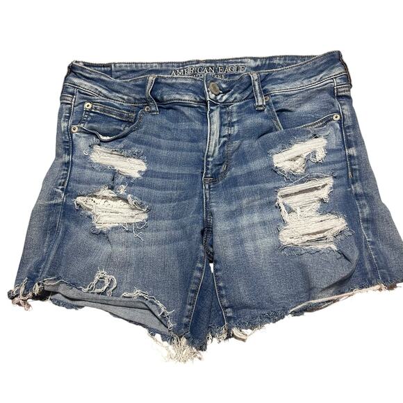 American Eagle Shorts women's Midi Distressed size 14 - Picture 1 of 8